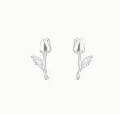 Tuliette Spark Studs Mini Golden-Tone ;Vintage Floral ;Sparkling Elegance