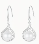 Lustre Bloom – Freshwater Pearl Drop Earrings
